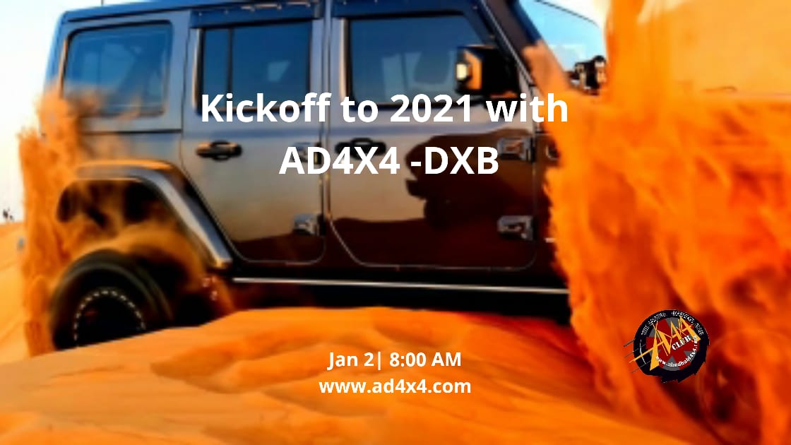 Kickoff to 2021 with AD4X4 -DXB