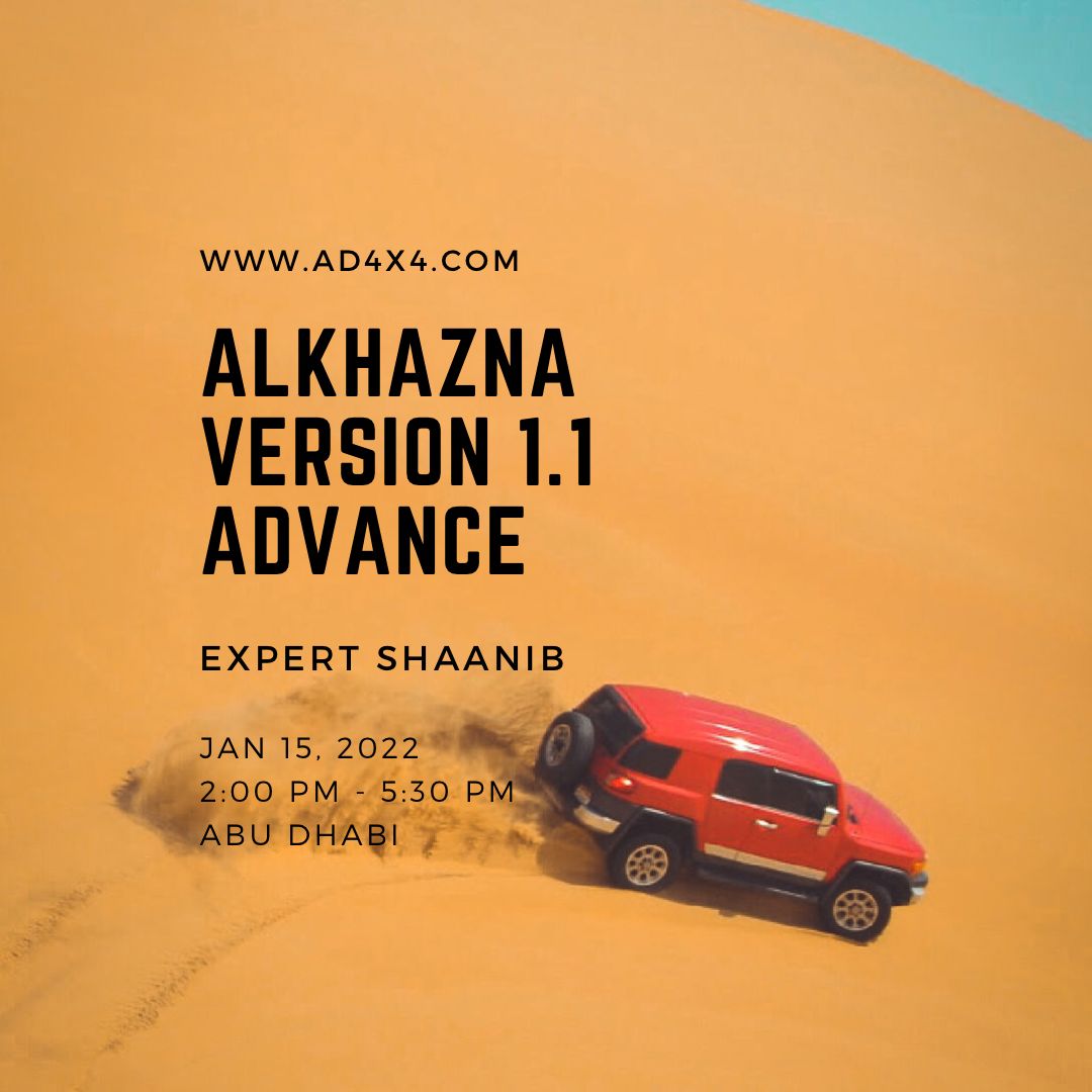 Al Khazna Version 1.1 - Advance, Saturday PM