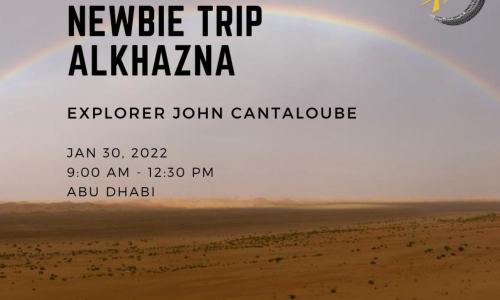 NEWBIE TRIP AL KHAZNA.  Sunday 30.01 Morning